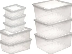 keeeper Box-Basixxset transparent B/H/L: ca. 33,5x25x39 cm