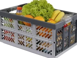 keeeper Klappbox silber B/H/L: ca. 37x28x54 cm