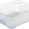 keeeper Stapelkörbchen blau B/H/L: ca. 16x7x20 cm