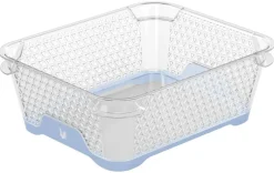 keeeper Stapelkörbchen blau B/H/L: ca. 16x7x20 cm