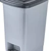 keeeper Treteimer olaf silber B/H/L: ca. 28x35x20,5 cm