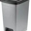 keeeper Treteimer olaf silber B/H/L: ca. 36,5x44x27 cm