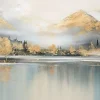 Keilrahmenbild See B/H: ca. 140x60 cm
