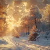 Keilrahmenbild Winter