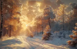 Keilrahmenbild Winter