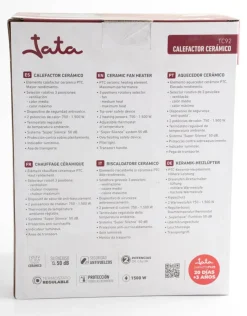 Keramik-Heizlüfter Jata TC92 ca. 1500 W