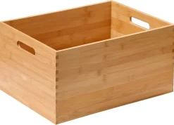 Kesper Aufbewahrungsbox natur Bambus B/H/L: ca. 28,5x20x38,5 cm