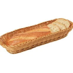 Kesper Baguette-Korb braun Kunststoff B/H/L: ca. 16x14x41 cm