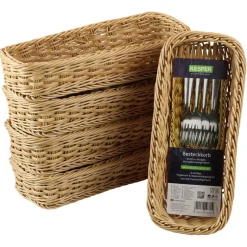 Kesper Besteckkorb braun Kunststoff B/H/L: ca. 11,5x28x275 cm