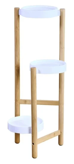 Kesper Blumenständer natur Bambus B/H/L: ca. 34x70x28 cm