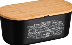 Kesper Brotbox schwarz Kunststoff B/H/L: ca. 20x14,5x34 cm
