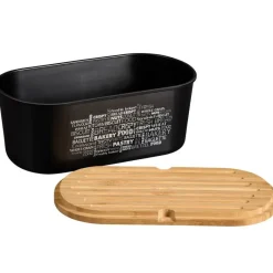 Kesper Brotbox schwarz Kunststoff B/H/L: ca. 20x14,5x34 cm
