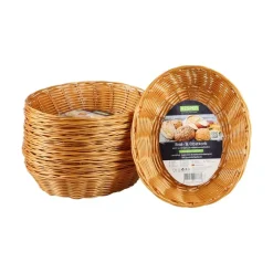 Kesper Brotkorb braun Kunststoff B/H/L: ca. 20x14x24 cm
