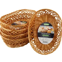 Kesper Brot und Obstkorb braun Kunststoff B/H/L: ca. 23,5x31x16 cm
