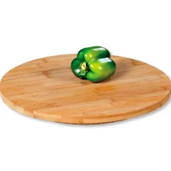 Kesper Dreh und Servierplatte natur Bambus H/L: ca. 35x3 cm
