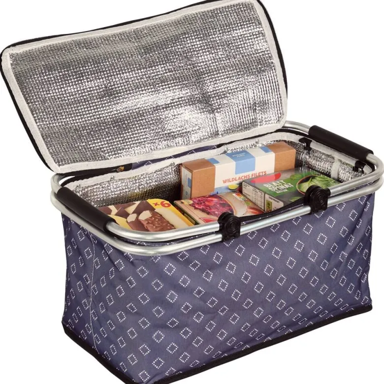 Kesper Einkaufskorb blau Polyester B/H/L: ca. 29x50x255 cm