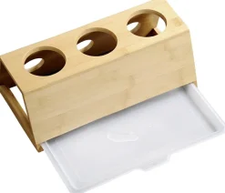 Kesper Flaschenhalter natur Bambus B/H/L: ca. 32x12x17,5 cm