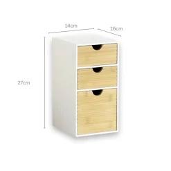 Kesper Organizer natur Holz B/H/L: ca. 16x27x14 cm