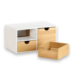 Kesper Organizer weiß Holz B/H/L: ca. 16x14x27 cm