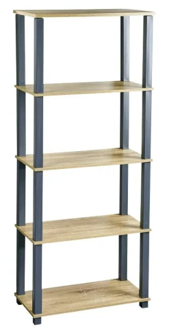 Kesper Regal grau Kunststoff B/H/L: ca. 29x147x60 cm