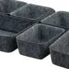 Kesper Schale schwarz Polyester B/H/L: ca. 20x5x28,5 cm