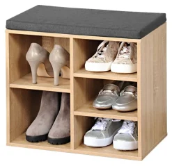 Kesper Schuhregal Eiche Spanplatte B/H/L: ca. 29,5x48x51,5 cm