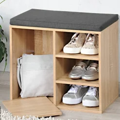 Kesper Schuhregal Eiche Spanplatte B/H/L: ca. 29,5x48x51,5 cm