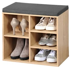 Kesper Schuhregal Eiche Spanplatte B/H/L: ca. 29,5x48x51,5 cm