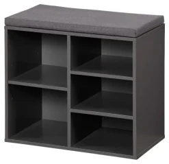 Kesper Schuhregal grau Spanplatte B/H/L: ca. 29,5x48x51,5 cm