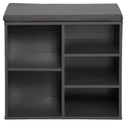 Kesper Schuhregal grau Spanplatte B/H/L: ca. 29,5x48x51,5 cm