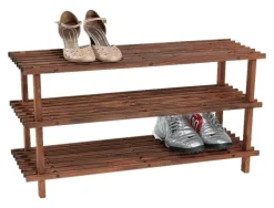 Kesper Schuhregal natur Holz B/H/L: ca. 26x40x77 cm