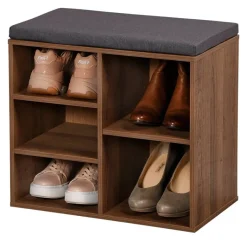 Kesper Schuhregal nussbaum Spanplatte B/H/L: ca. 29,5x48x51,5 cm