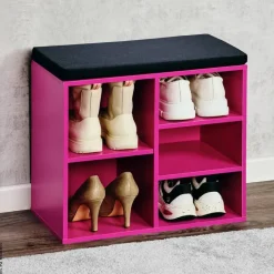 Kesper Schuhregal pink Spanplatte B/H/T: ca. 51,5x48x29,5 cm