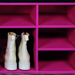 Kesper Schuhregal pink Spanplatte B/H/T: ca. 51,5x48x29,5 cm