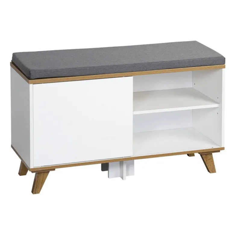 Kesper Schuhschrank natur Holz B/H/L: ca. 30x48x77 cm