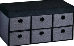 Kesper Sitzbank grau B/H/L: ca. 37,5x10x77 cm