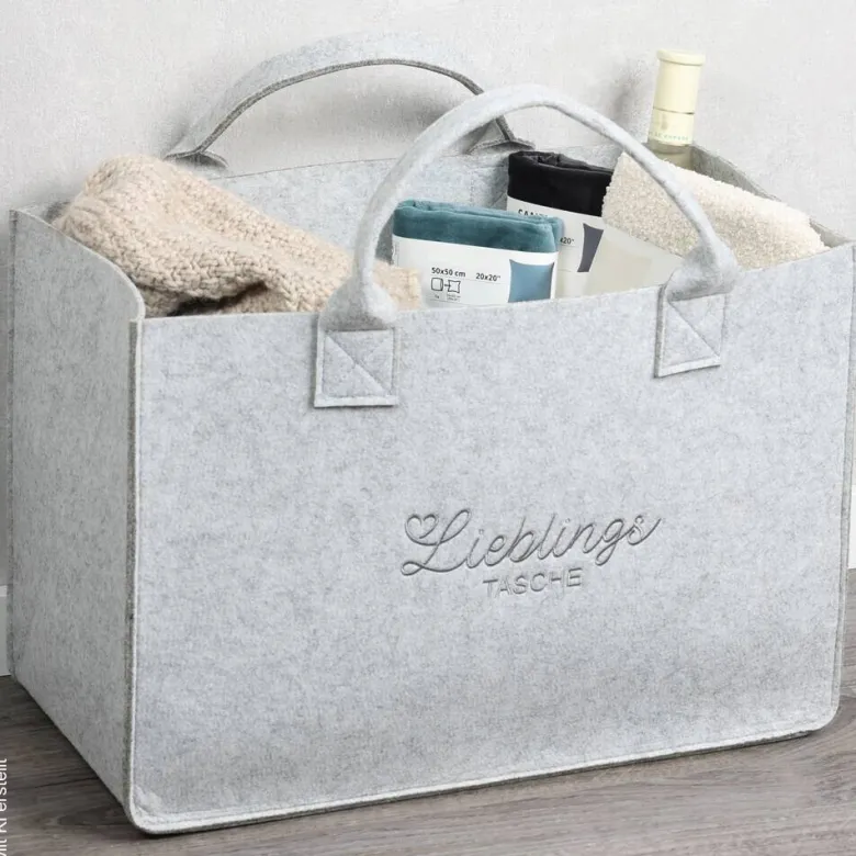 Kesper Tasche grau Polyester B/H/L: ca. 34x25x50 cm