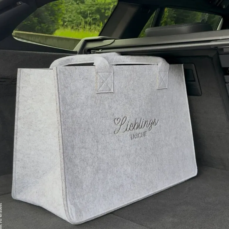 Kesper Tasche grau Polyester B/H/L: ca. 34x25x50 cm