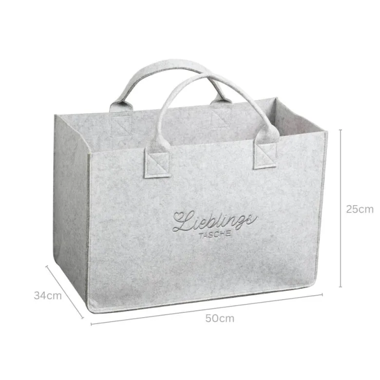 Kesper Tasche grau Polyester B/H/L: ca. 34x25x50 cm