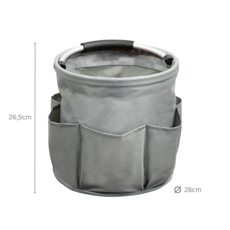 Kesper Universal-Reinigungskorb grau Edelstahl B/H/L: ca. 28x26,5x29 cm