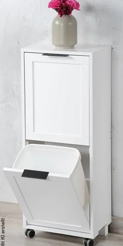 Kesper Universalschrank weiß Spanplatte B/H/T: ca. 36x89x24 cm