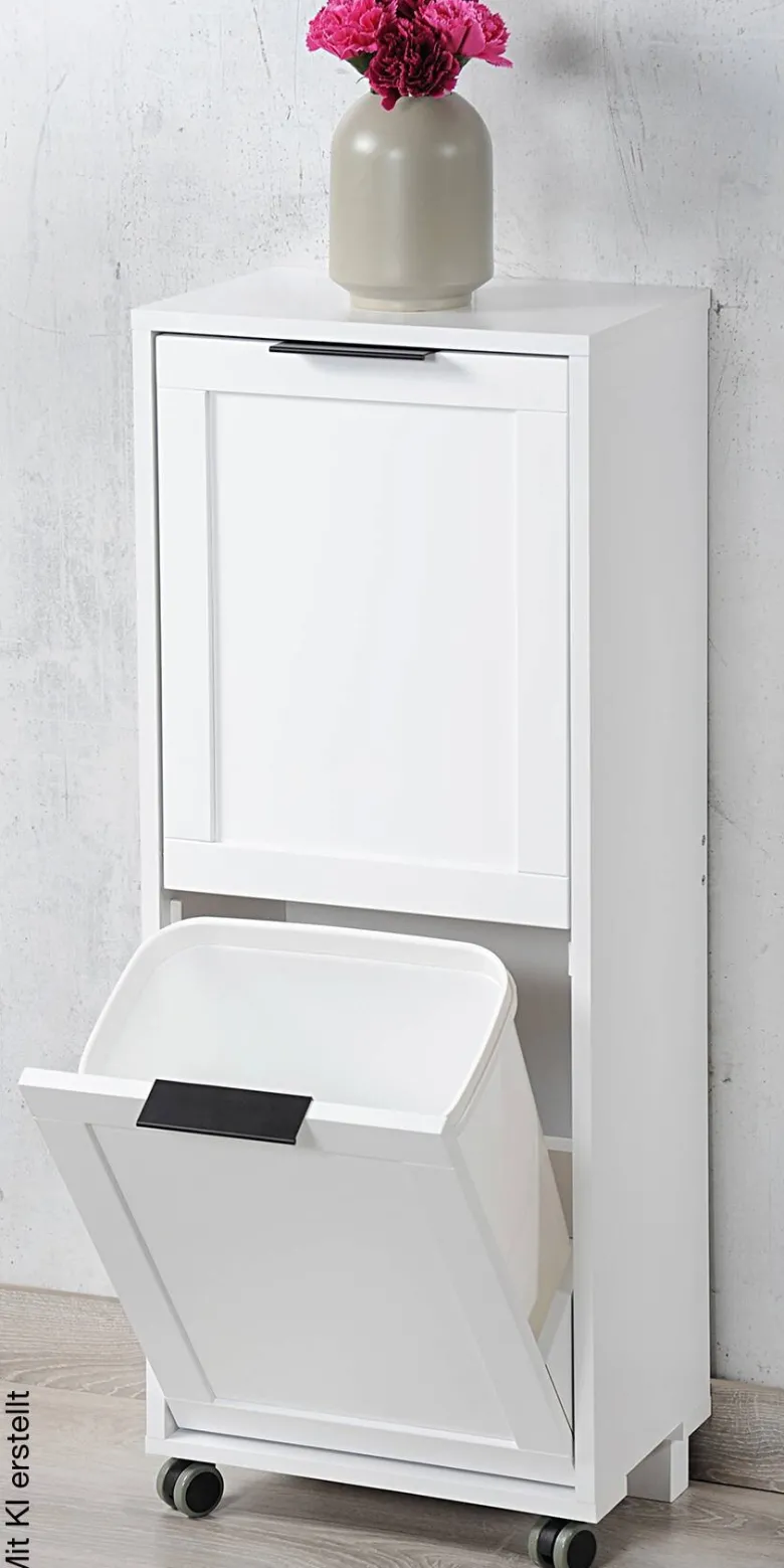 Kesper Universalschrank weiß Spanplatte B/H/T: ca. 36x89x24 cm