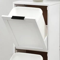 Kesper Universalschrank weiß Spanplatte B/H/T: ca. 36x89x24 cm