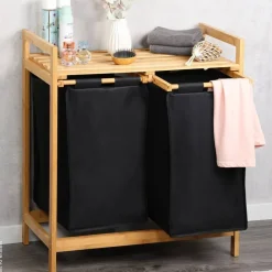 Kesper Wäschesammler natur Polyester B/H/L: ca. 33x73x64 cm