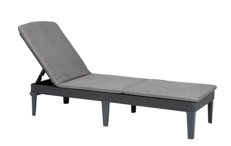 Keter Gartenliege Graphit Kunststoff B/H/L: ca. 58x29x188 cm