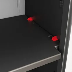 Keter Kunststoffschrank Detroit XL schwarz Kunststoff B/H/T: ca. 89x93x54 cm