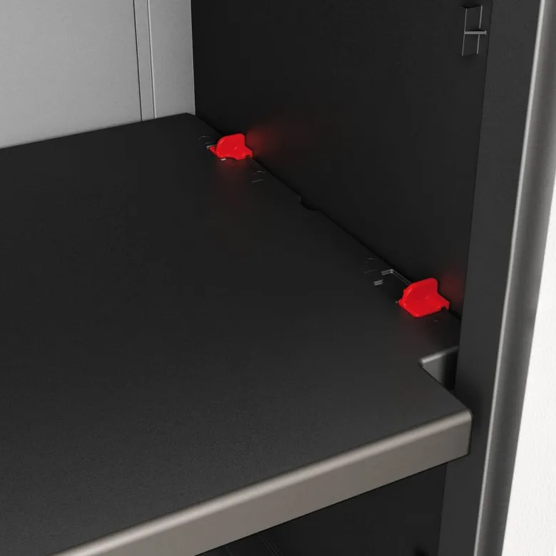 Keter Kunststoffschrank Detroit XL schwarz Kunststoff B/H/T: ca. 89x93x54 cm