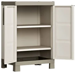 Keter Kunststoffschrank Excellence beige Kunststoff B/H/T: ca. 65x97x45 cm