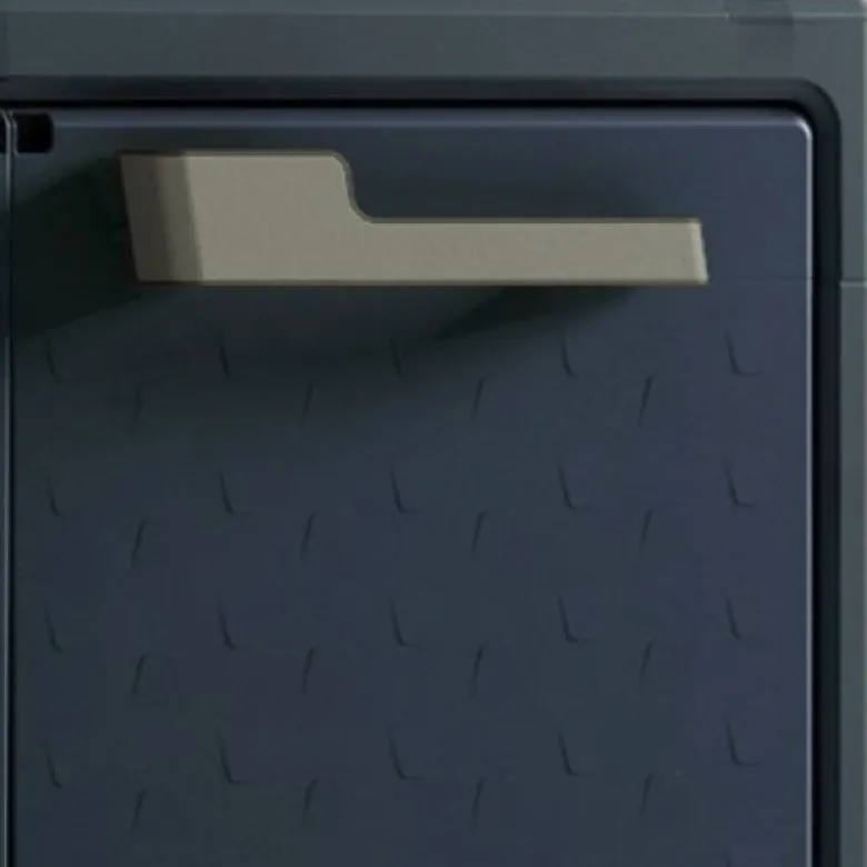 Keter Kunststoffschrank Moby grau Kunststoff B/H/T: ca. 80x100x44 cm