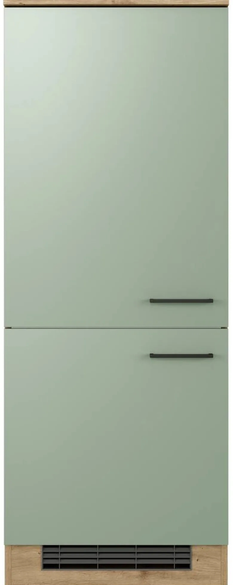 Kühlumbauschrank Cara grün B/H/T: ca. 60x161x60 cm